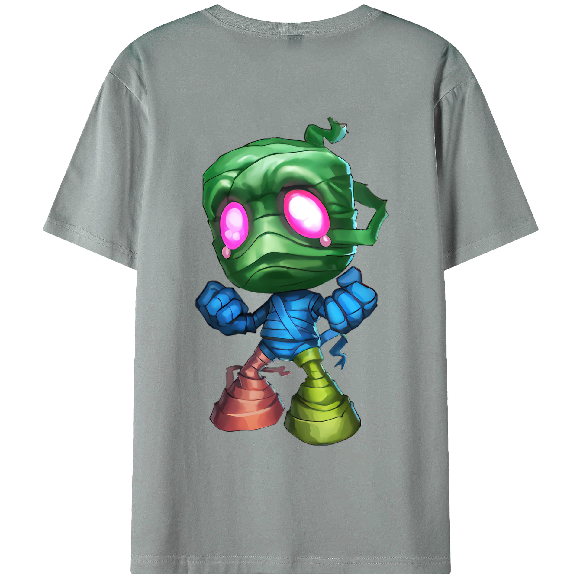 （画像用） リーグ・オブ・レジェンド League of Legends LOL 綿100％ メンズ半袖Tシャツ（バックプリント） 通気性